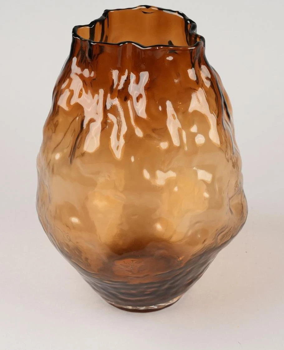 Irregular Shape Glass Vase Big 33x13x10 cm
